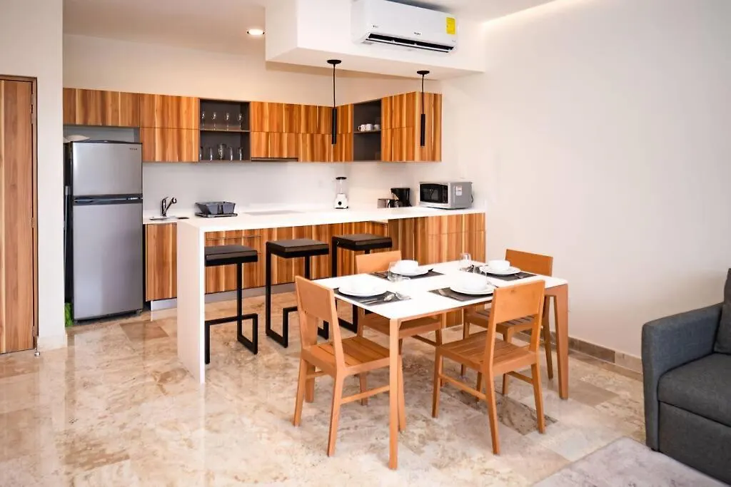 Comfortable 1 Bedroom In Elena 201 Aldea Zama Tulum 0*,  Mexico